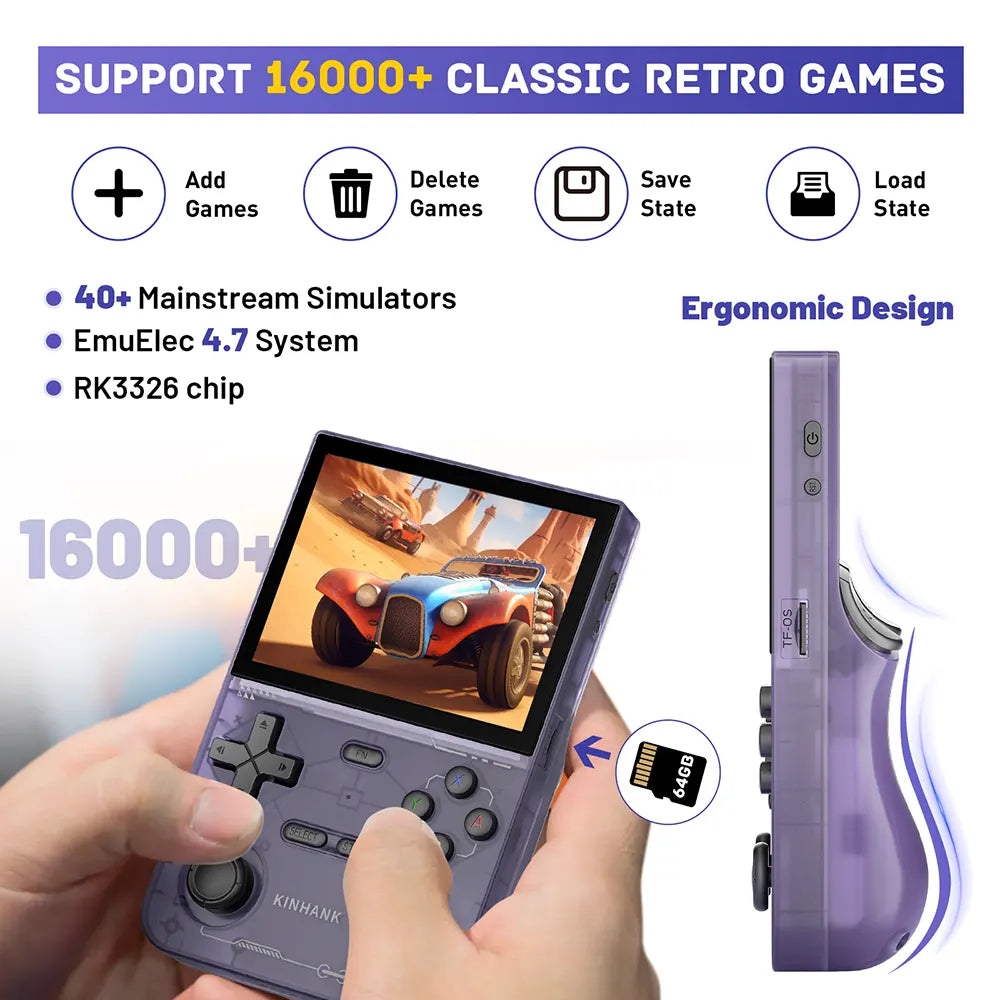 Kinhank K36 Retro Handheld Game Console