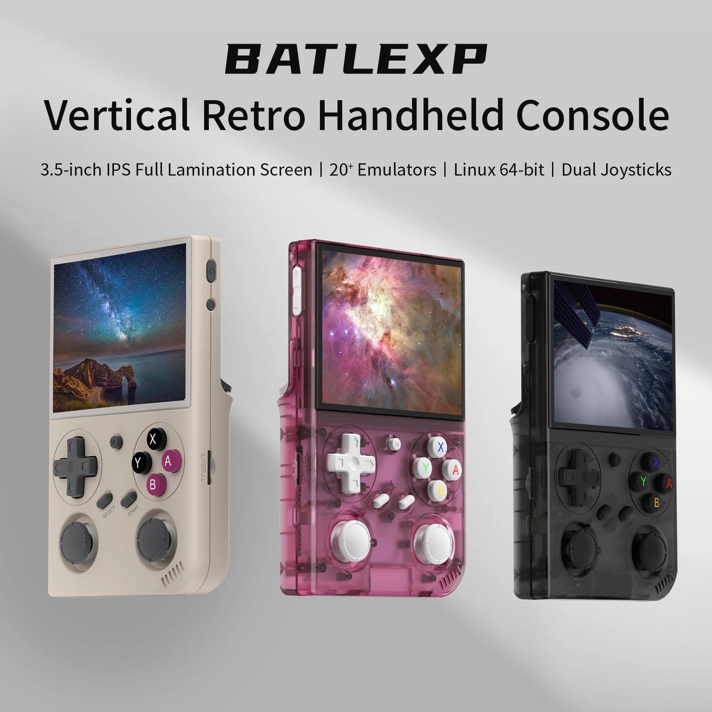 BATLEXP G350 Retro Handheld Game Console
