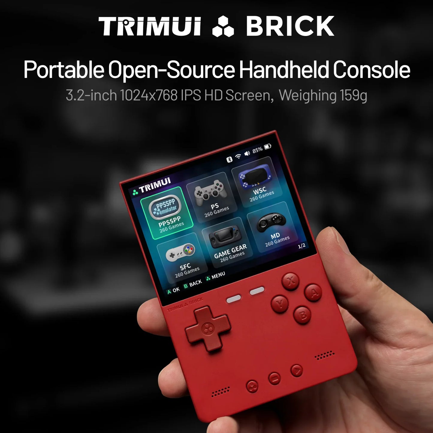 TRIMUI BRICK Handheld Game Console