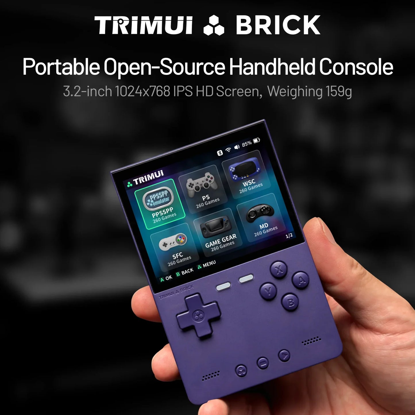 TRIMUI BRICK Handheld Game Console