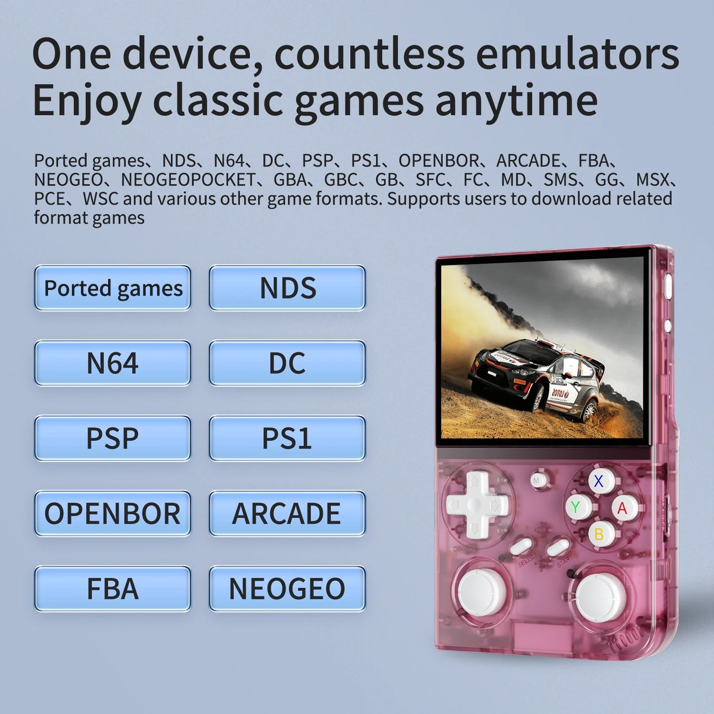 BATLEXP G350 Retro Handheld Game Console