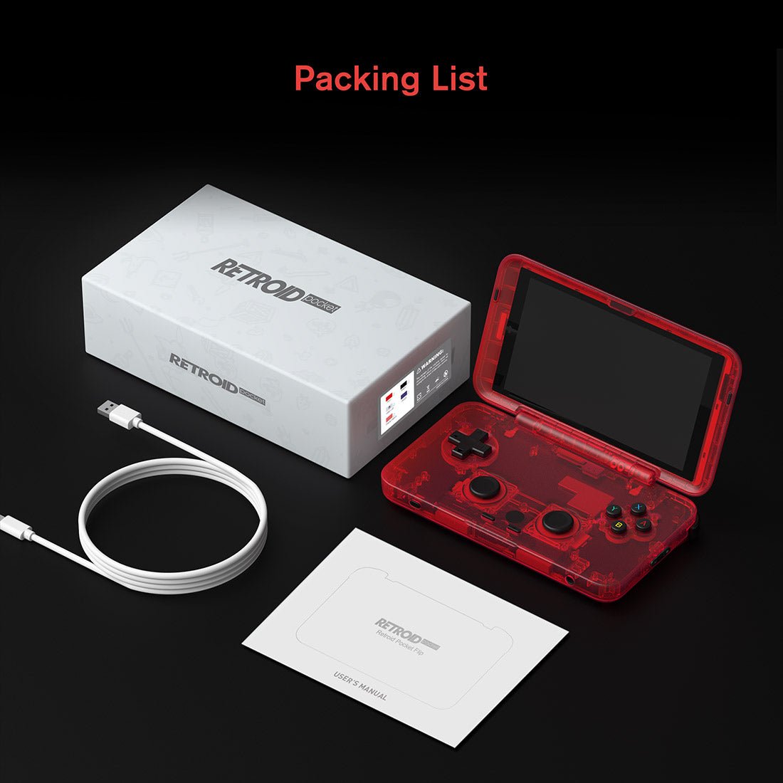 Retroid Pocket Flip 2 – 5.5” AMOLED Retro Gaming Handheld