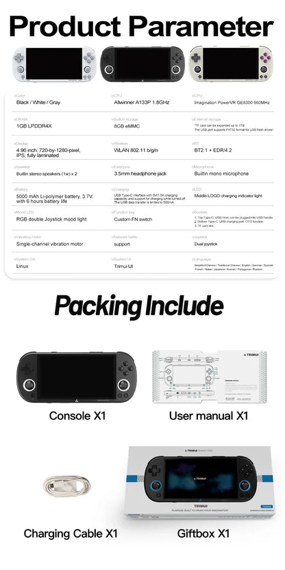 Trimui Smart Pro Handheld Game Console