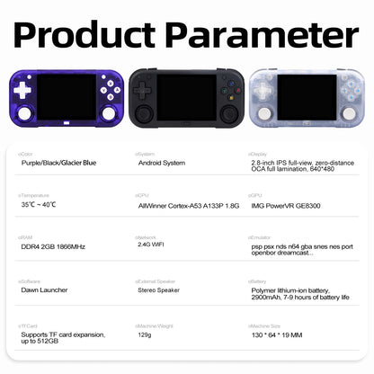 Mini Zero 28 Handheld Game Console